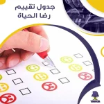 جدول تقييم رضا الحياة