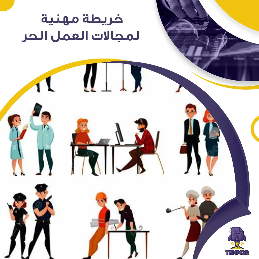 خريطة مهنية لمجالات العمل الحر خريطة مهنية لمجالات العمل الحر