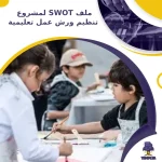 ملف SWOT لمشروع تنظيم ورش عمل تعليمية