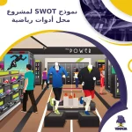 نموذج SWOT لمشروع محل أدوات رياضية