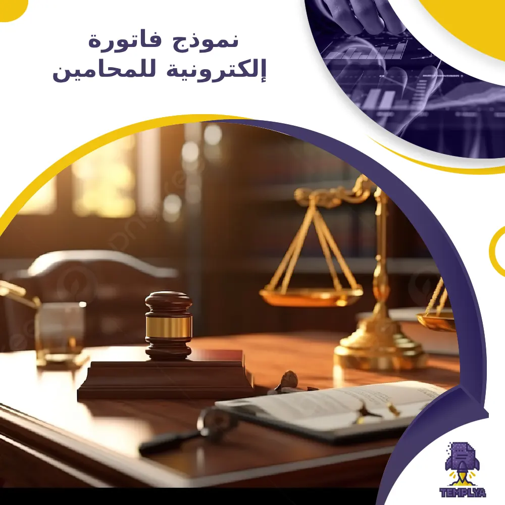 نموذج فاتورة إلكترونية للمحامين نموذج فاتورة إلكترونية للمحامين