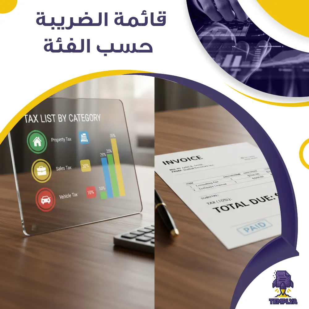 قائمة الضريبة حسب الفئة قائمة الضريبة حسب الفئة